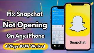 How To Fix Snapchat Not Opening On Any iPhone After Ios 18 Update