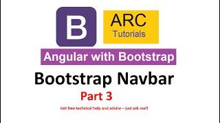 Angular Bootstrap Navbar Tutorial | Part 3 | Angular Bootstrap 4 Tutorials | Bootstrap 4 Tutorial