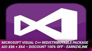 Microsoft Visual C++ Redistributable Package AIO x86 + x64 – Discount 100% OFF - earnz4link