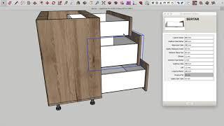 Dinamic Drawer Sketchup