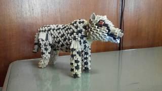 3d origami cheetah quick tutorial