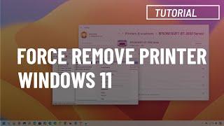 Windows 11: Completely Remove a Printer Driver (The Easy Way!)