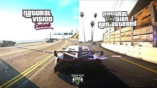 GTA V | 2020 NaturalVision Evolved VS NaturalVision Remastered Graphics Mod Comparison