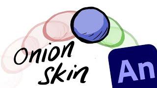 How to use the ONION SKIN in Adobe Animate For Beginners