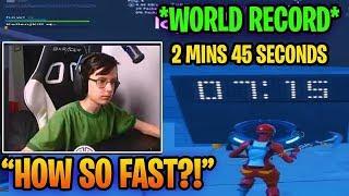 TSM Slappie Reacts to WORLD RECORD in Mongraal Edit Course (2:45) | Fortnite Twitch Moments