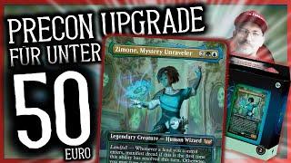 50 Euro Precon Upgrade für Zimone Mystery Unravelers Jump Scare Commander Deck aus Duskmourn