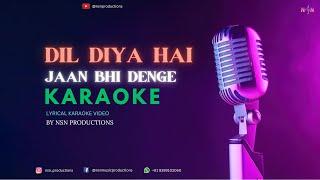 Dil Diya Hai Jaan Bhi Denge | Soulful Karaoke | 15 August Special Background Music