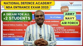 NDA EXAM 2025 |It's a DREAM for ALL | Admission to ENGINEERING / BSc / BA in ARMY NAVY & AIRFORCE