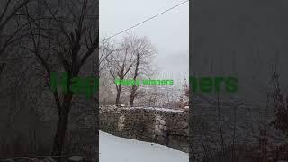 Snow fall at Hurling spiti valley