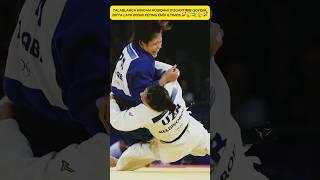 YAPONLAR HAM YIG'LAGAN JOYI  DIYORA KELDIYOROVA TARIXIY G'ALABA #judo #trend #funny #shorts #diyora