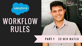 Understanding Salesforce Workflow Rules in depth | Where and How to use workflow rules in Salesforce