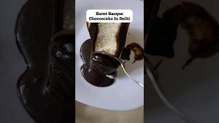 Burnt Basque Cheesecake In Delhi | Wongdhen Cafe | Majnu ka Tila #viral #vlog #trending #chocolate