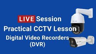 CCTV Camera installation Live Lessons - The DVR Ports and Hard Drive installation into the DVR