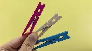 10 Amazing Life Hacks With CLOTHESPIN That Are Really Useful