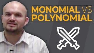 What is the definition of a monomial and polynomials with examples