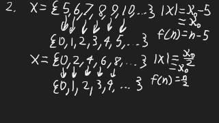 Cardinality of Infinite Sets