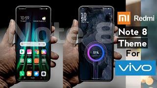 Redmi Note 8 Theme For Vivo All Device | Vivo Theme | #miuitheme #minote8theme #vivothemestore