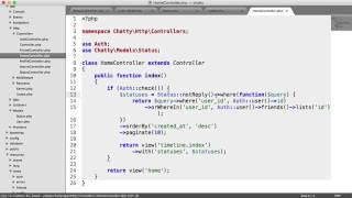 Social Network with PHP: Replying to statuses (27/37)