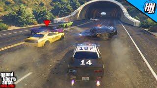 ALIEN MAFIA vs POLICE GTA 5 ManHunt!