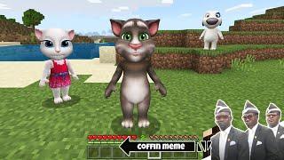 I found Real Talking Tom and Friends in Minecraft - Coffin Meme