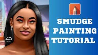 SMUDGE PAINTING ON AUTODESK SKETCHBOOK FOR BEGINNERS part 1