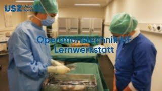 Fachfrau Operationstechnik HF – Operationen üben in der Lernwerkstatt