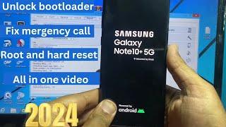 Samsung Note 10+ fix emergency call / unlock bootloader/Root /imei status Ng to ok️2023