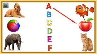 Match The Letters With Pictures |Match The Alphabets With Pictures |fun and learning