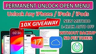  New Unlock iCloud Any iPhone/iPad Open Menu Without Backup iOS 17 Solution iPhone Forget Password