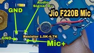 Jio F220B Mic Jumper | 4 Pin Mic Convert 2 Pin Universal Mic