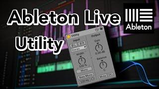 Ableton Live: Utility Device #ableton