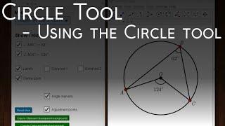 Circle Tool - Using the Circle Tool | BHNmath