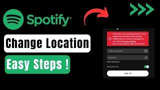 How To Change Location In Spotify !