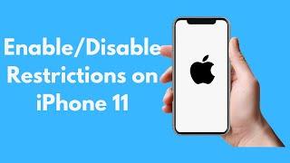 iPhone 11 : How to Enable/Disable Restrictions on iPhone 11