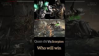 Quan chi vs Scorpion how will win. دشمنی دیرینهmkxl #mkx