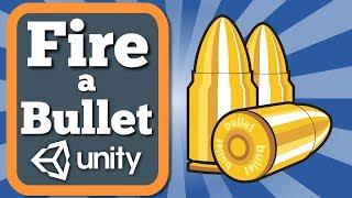 How to make your character fire a bullet in 2D Unity game | Unity 2D tutorial