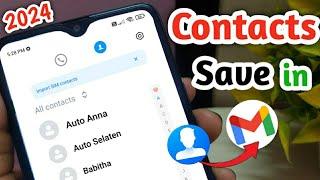 How To Save Contacts To Google Account In Tamil/Backup Contacts To Gmail/Contact Number recovery