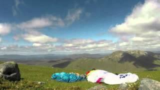 Paragliding in Ireland. SUMMER 2014