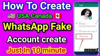 How To Get Textnow Number For WhatsApp | How To Create Fake WhatsApp Account | Free Number |