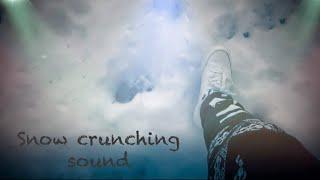 Snow crunching sounds