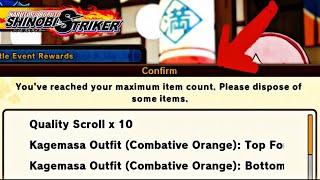 How to fix maximum item’s glitch in NARUTO TO BORUTO SHINOBI STRIKER.