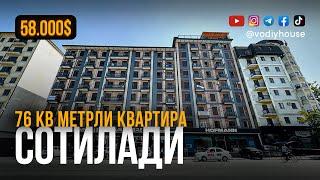 3 хона квартира сотилади 58.000$