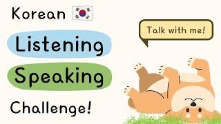 (SUB) Korean Daily Conversation Practice for Beginners (Listening & Speaking)