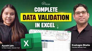 Master Data Validation in Excel in Just 10 Minutes | Step-by-Step Guide