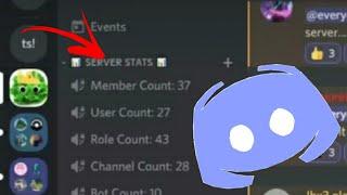 How to setup the member count bot for discord! (2023+)