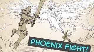 Drawing Time Lapse: Phoenix Fight Scene