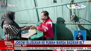 Presiden Jokowi Blusukan ke Dapur Warga di Ende, NTT Bagikan BLT #iNewsSiang 02/06