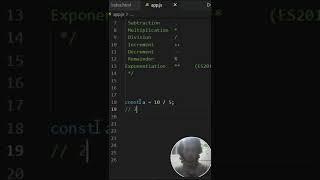 Division JavaScript #shorts