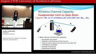 ITSOC School of Information Theory 2010: Andrea Goldsmith, Part 1