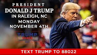 LIVE: President Trump in Raleigh, NC